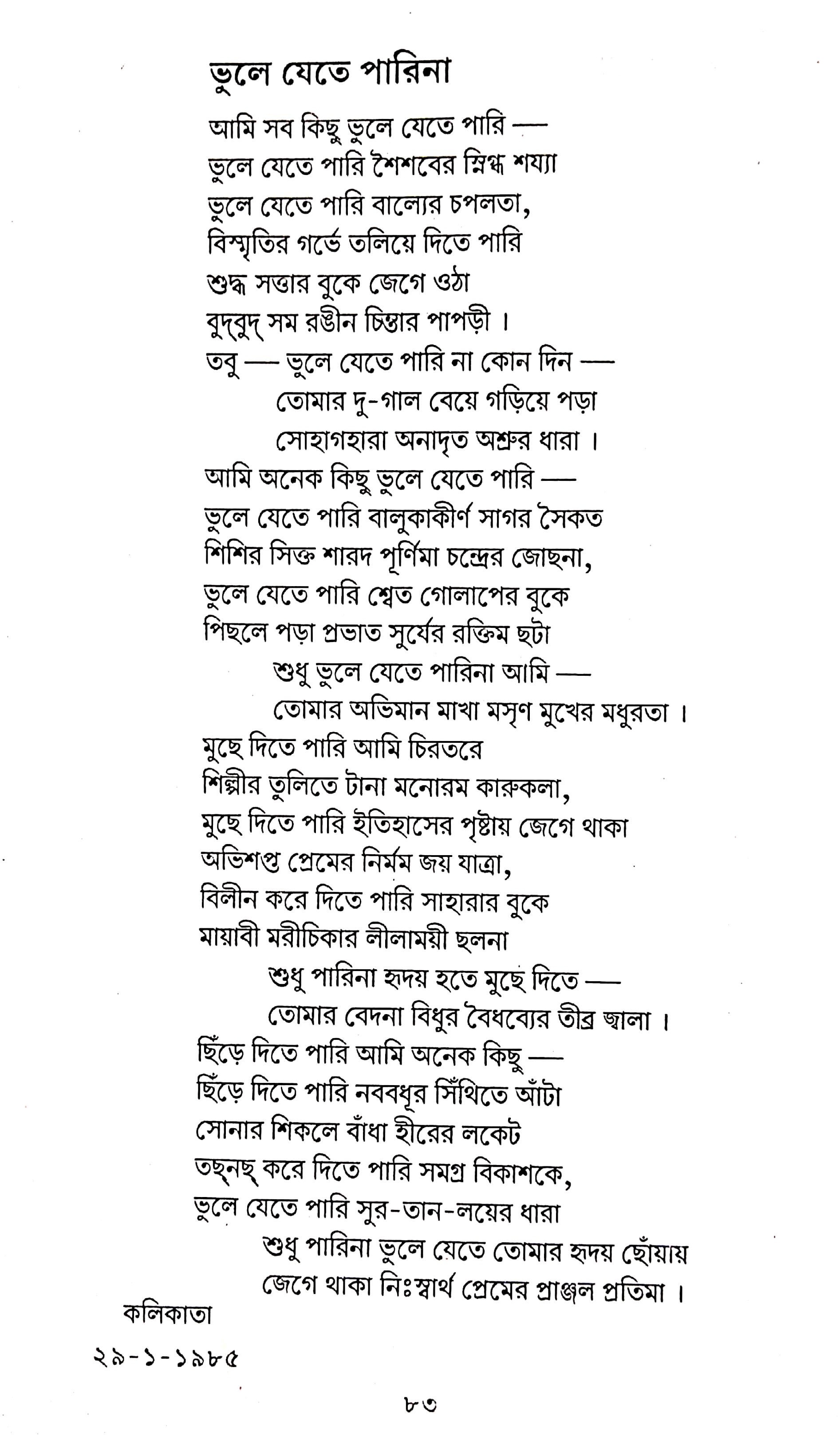 Bhule Jete Pari Naa